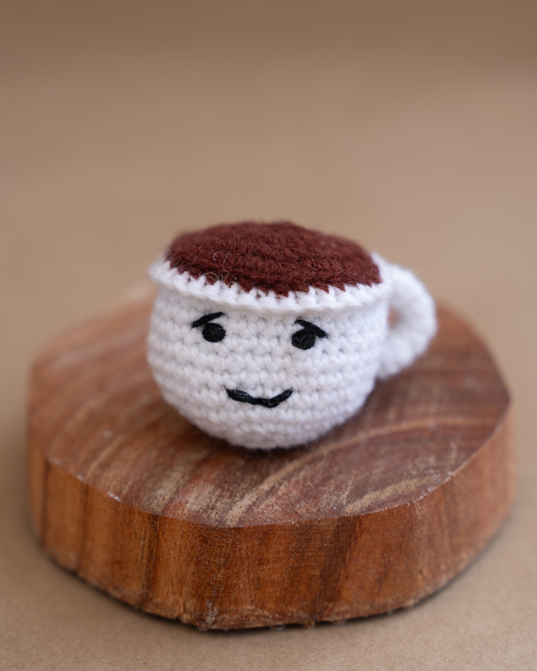 Crochet Coffee Mug keychain