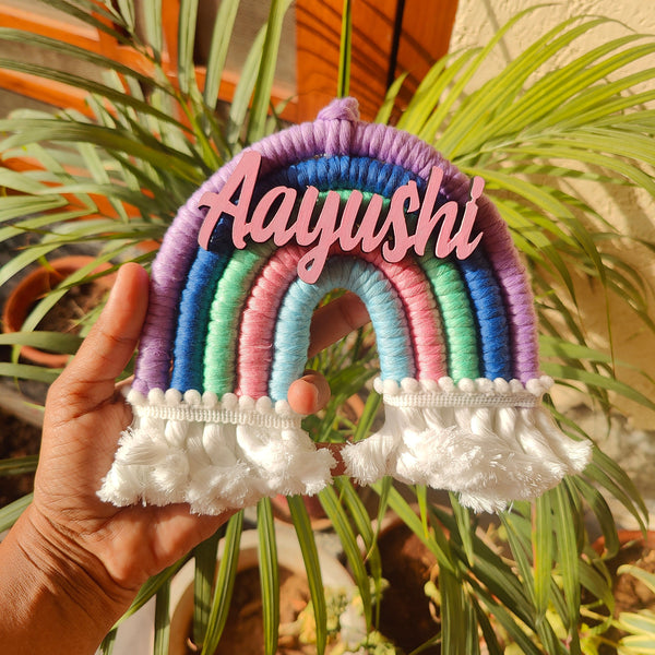 Macrame - Mini Rainbow Nameboard Video Course