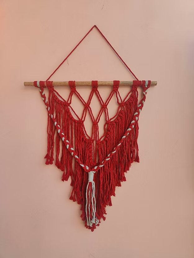 Handmade Macrame Wall Hanging - Layered Boho Design 3