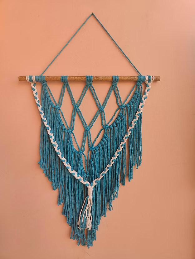 Handmade Macrame Wall Hanging - Layered Boho Design 3