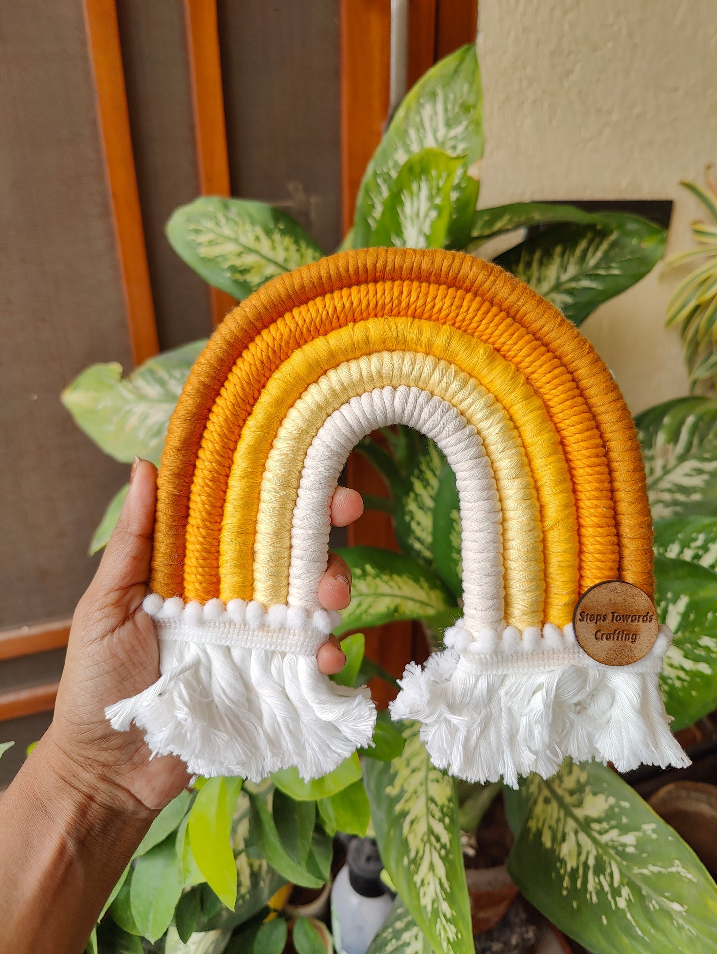 Macrame Nameboard - 5 Layer Mini Rainbow