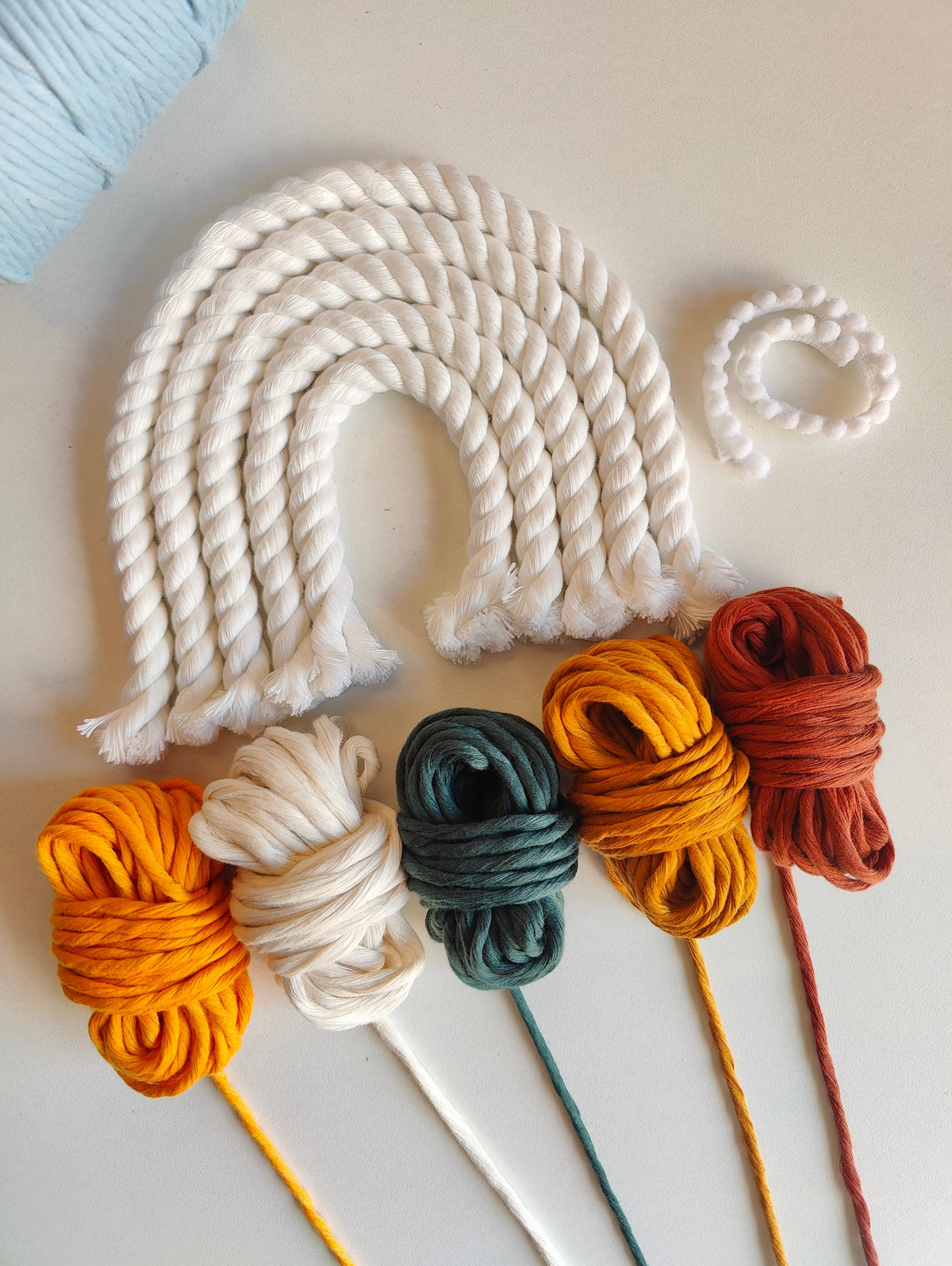 DIY Kit - 5 layers Macrame Rainbow Nameplate